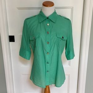 Tory Burch Button Down Top
